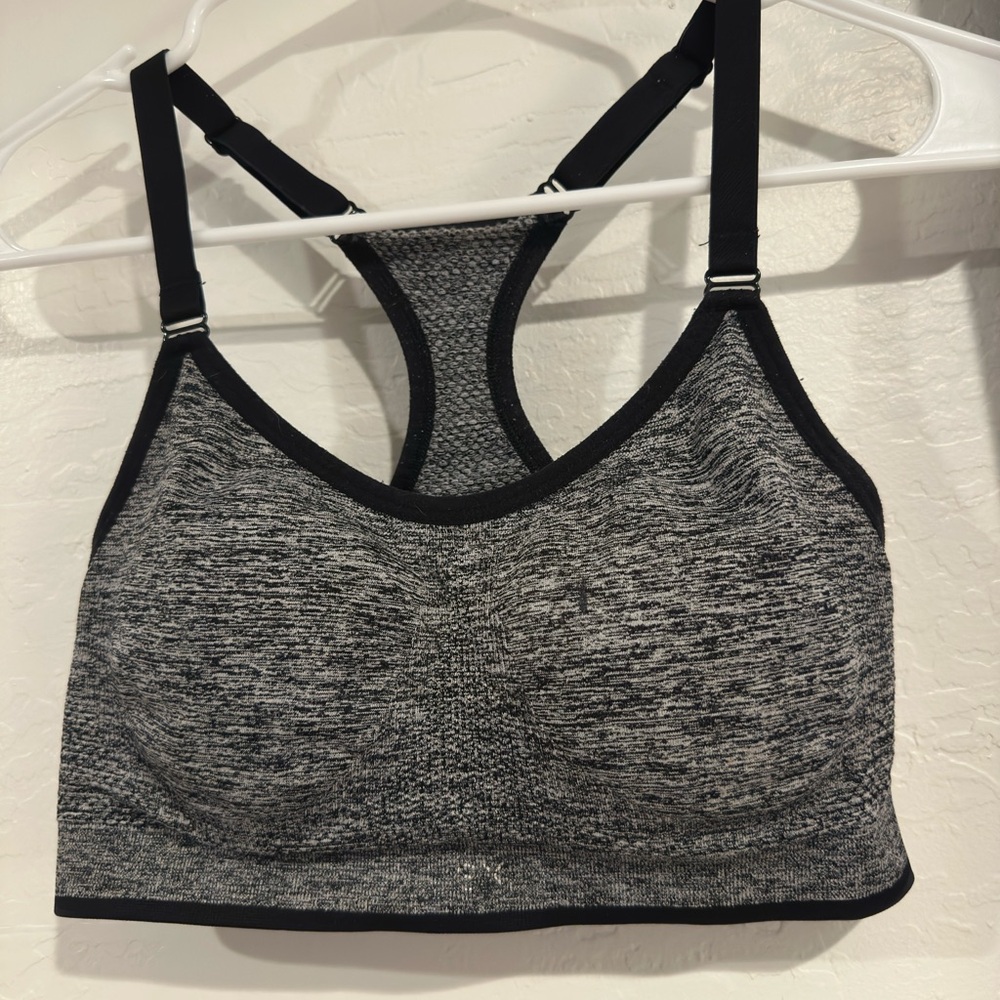 Victoria's Secret Black and Gray Sports Bra